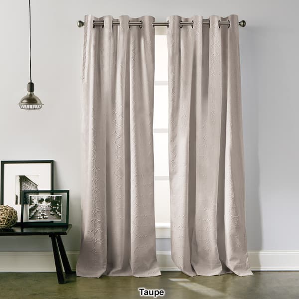 DKNY Chrysanthemum Microsculpted Lined Grommet Curtain Panel