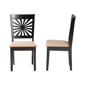 Baxton Studio Olympia Modern Wood Dining Chairs - Set of 2 - image 3