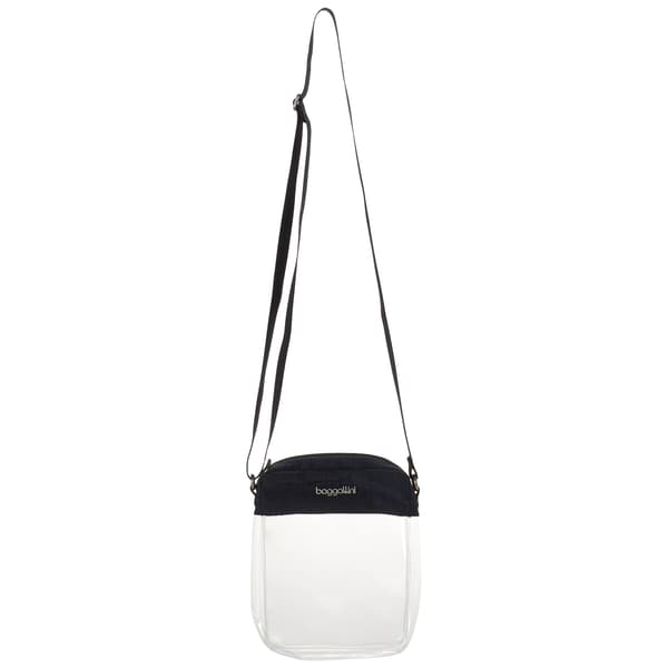 Baggalini Clear Stadium Explorer Crossbody