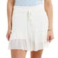 Juniors No Comment Mesh Tier Mini Skort - image 1