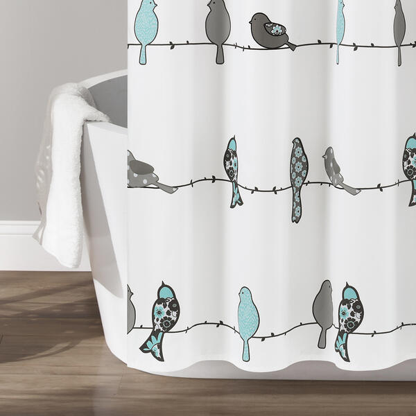 Lush Décor® Rowley Birds Shower Curtain
