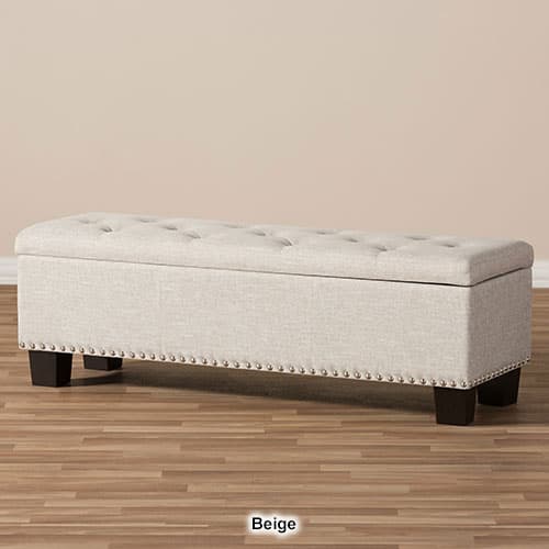 Baxton Studio Hannah Storage Ottoman Bench