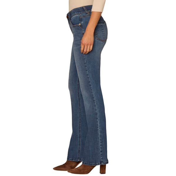 Womens Democracy “Ab”solution® Blue Itty Bitty Bootcut Jeans
