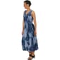 Womens Robbie Bee Sleeveless Tie Dye Side Ruched Maxi Dress - image 4