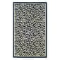 Linon Capri Collection Black Leopard Area Rug - 5'x7' - image 1