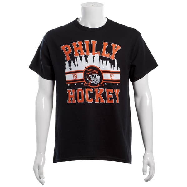 Mens Tailgate Philadelphia Hockey Skyline Philly Tee - image 
