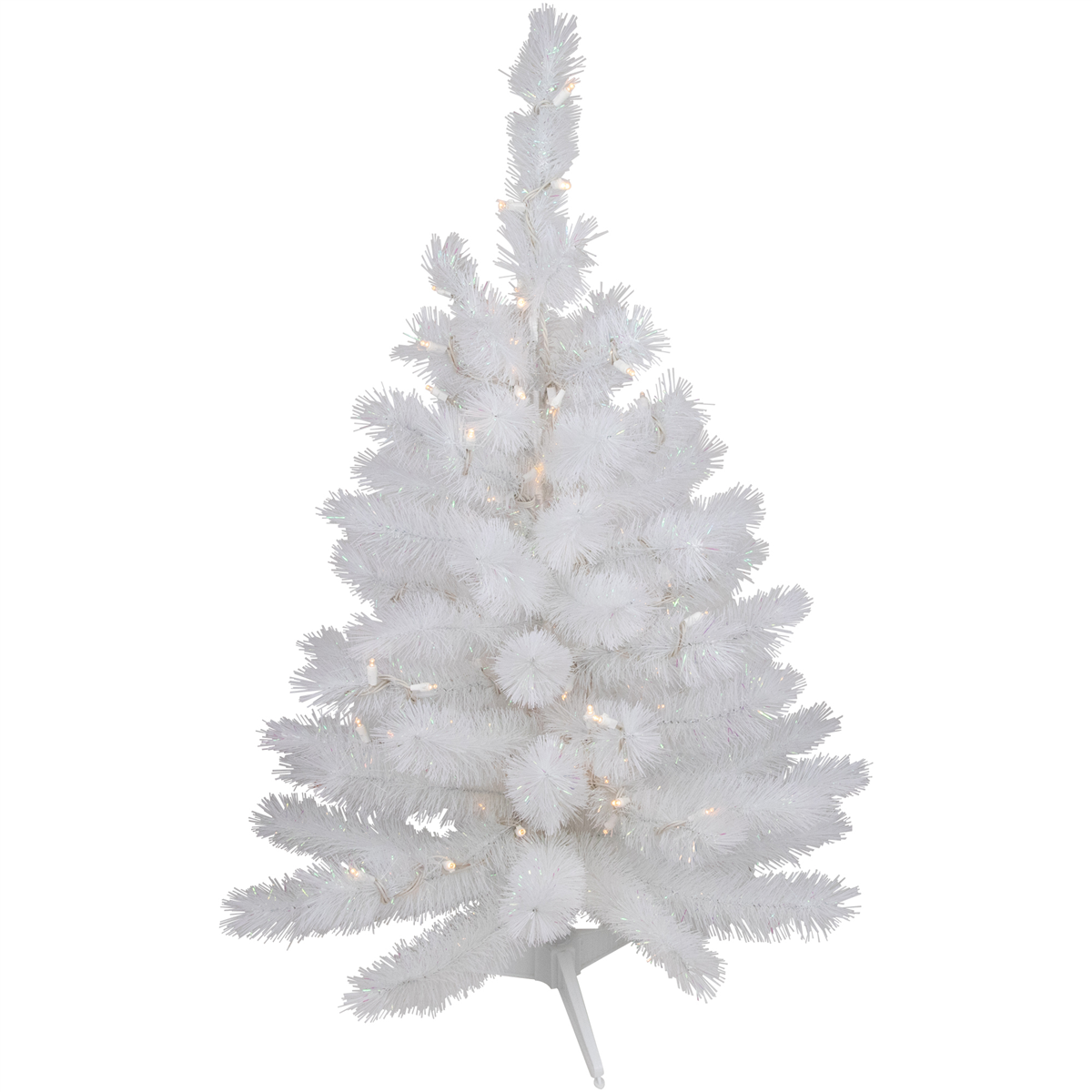 Northlight 3ft. Pre-Lit White Alaskan Pine Christmas Tree