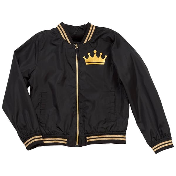 Girls (7-16) Pink Platinum(R) Crown Windbreaker - image 