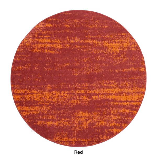 Nourison Essentials Abstract Indoor/Outdoor Round Rug