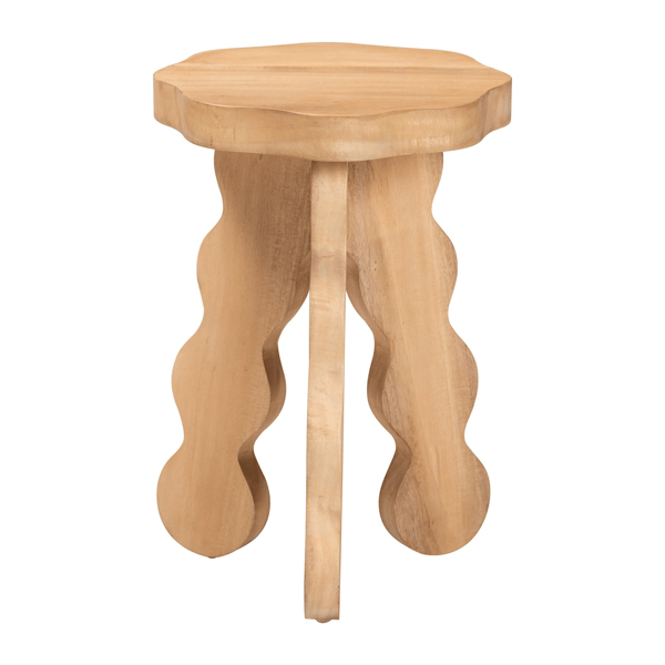 bali & pari Sino Acacia Wood Multipurpose Accent Stool