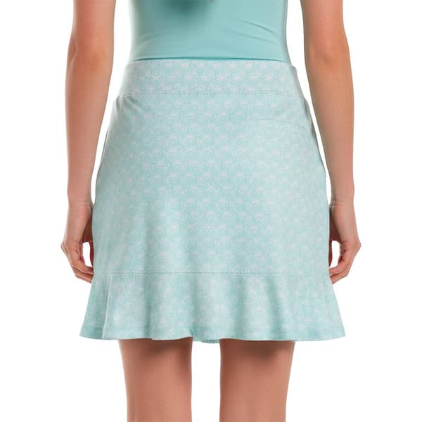 Womens Court Haley Clam Coastal Ruffle Hem Skort