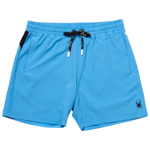 Mens Spyder Color Block Athletic Shorts - image 