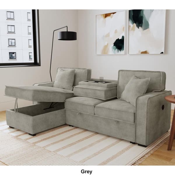 Elements Charisma Right Arm Facing Loveseat w/ Table