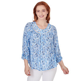 Womens Skye''s The Limit Printed Elbow Sleeve Top