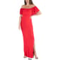 Womens 24/7 Off Shoulder Ruffled Maxi Dress - image 3