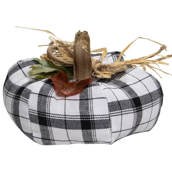 Northlight Seasonal 5in. Fabric Fall Harvest Tabletop Pumpkin - image 