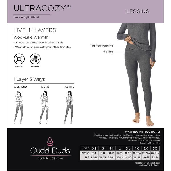 Womens Cuddl Duds® Ultra Cozy Legging