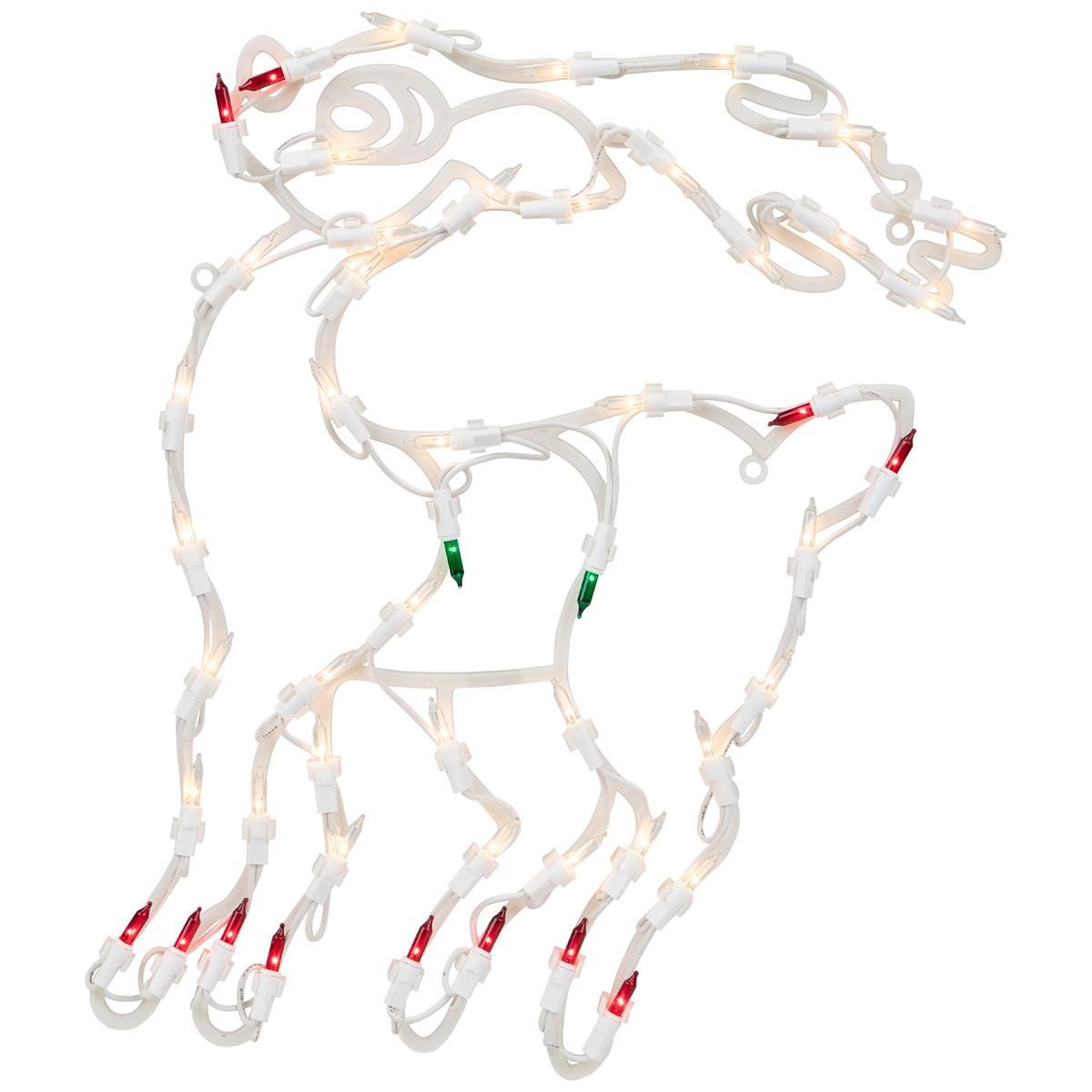 Open Video Modal for Northlight Seasonal 18in. Double Sided Reindeer Window Silhouette