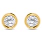 Nova Star&#174; Yellow Gold 1/2ctw. Lab Grown Diamond Stud Earrings - image 3