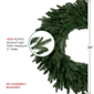 Northlight Real Touch™ 36in. Grande Spruce Christmas Wreath - image 5