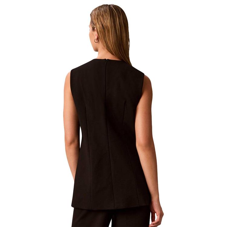 Womens Calvin Klein Sleeveless Compression Blouse
