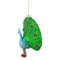 Northlight Seasonal 4.75in. Peacock Glass Christmas Ornament - image 4