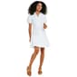 Womens Emily Daniels Puff Sleeve Bubble Hem Dress - image 1