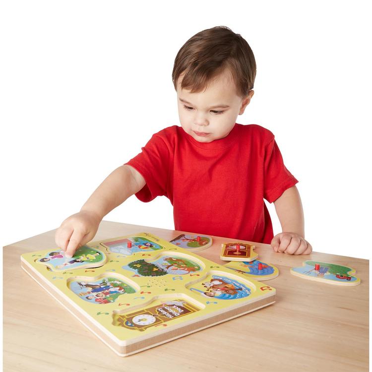 Melissa &amp; Doug® 6pc. Nursery Rhymes 1 Sound Puzzle