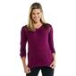 Womens Starting Point Super Soft V-Neck Long Sleeve Tee - image 1