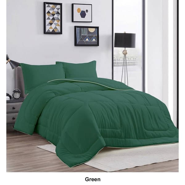 PeaceNest All Season Satin Down Alternative Comforter Set