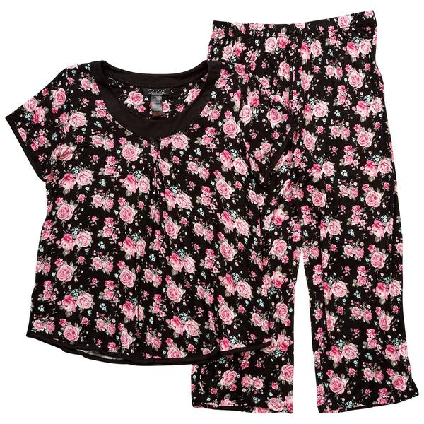 Womens René Rofé® Short Sleeve Floral Capri Pajama Set - Boscov's