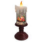 Santa in Sleigh Battery Operated Christmas  Candle - image 1