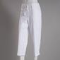 Womens Zac & Rachel Tie Waist Linen Crop Pants - image 1