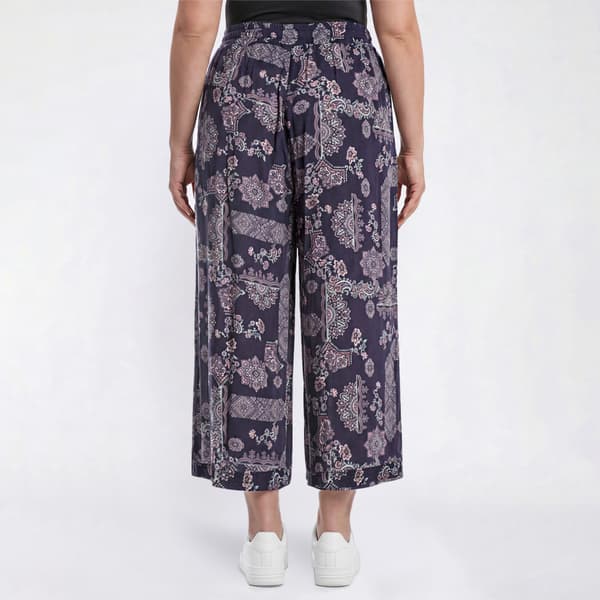 Plus Size Preswick & Moore® Medallion Gauze Cropped Palazzo