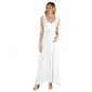 Womens 24/7 Comfort Apparel Belted Sleeveless Maternity Maxi - image 1