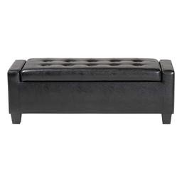 Baxton Studio Manchester Ottoman