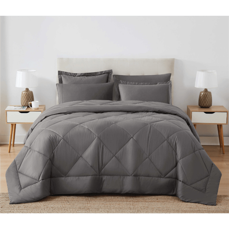 Cannon Solid Oversized Percale 3pc. Comforter Set