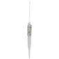 Northlight Sequined & Beaded Icicle Glass Christmas Ornament - image 4