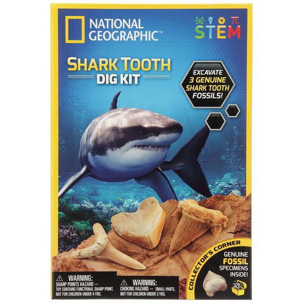 National Geographic Shark Tooth Dig Kit - image 