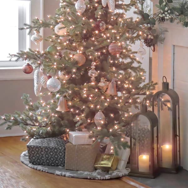 National Tree 28in. Large Arched Antique Bronze Candle Lantern