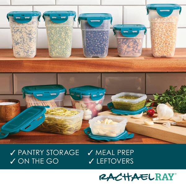 Rachael Ray 20pc. Leak-Proof Stacking Food Storage Container Set