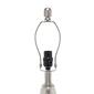 Lalia Home Classix Glass Dollop Table Lamp w/White Fabric Shade - image 2