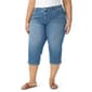 Plus Size Gloria Vanderbilt Amanda Capris W. Slit - image 1