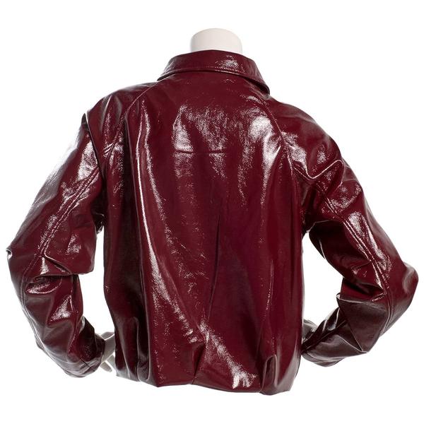 Juniors Madden Girl Textured Pleather Raglan Sleeve Jacket
