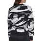 Womens DKNY Long Sleeve Studded Heart Brushstroke Sweater - image 2