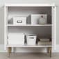 South Shore Maliza White & Gold Geometric Storage Cabinet - image 4