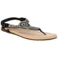 Womens Ella & Joy Rhinestone Sandals - image 2