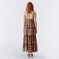 Juniors Angie Mix Floral Smock Waist Gauze Maxi Slip Dress - image 2