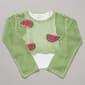 Girls (7-16) No Comment 2Fer Crochet Watermelon Top & Tank - image 1