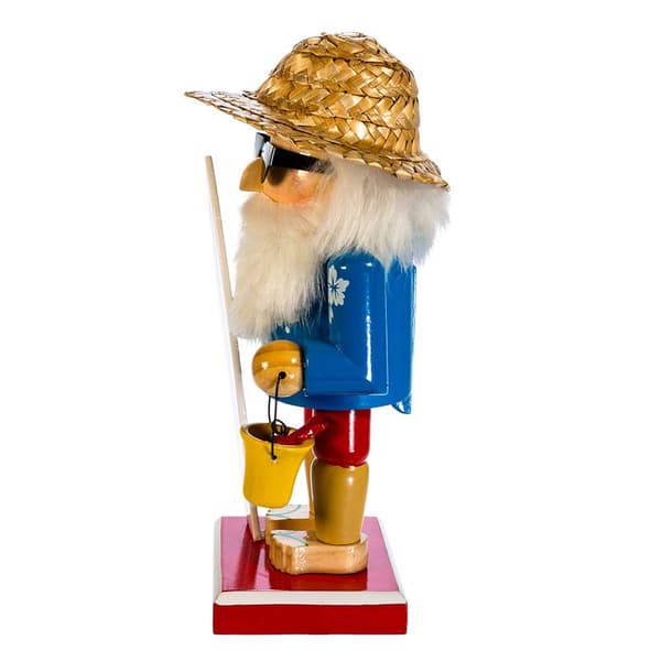 Kurt Adler 8in. Surfer Santa Nutcracker